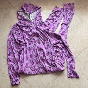 MeUndies Lavender Eggplant Onesie Size L/XL